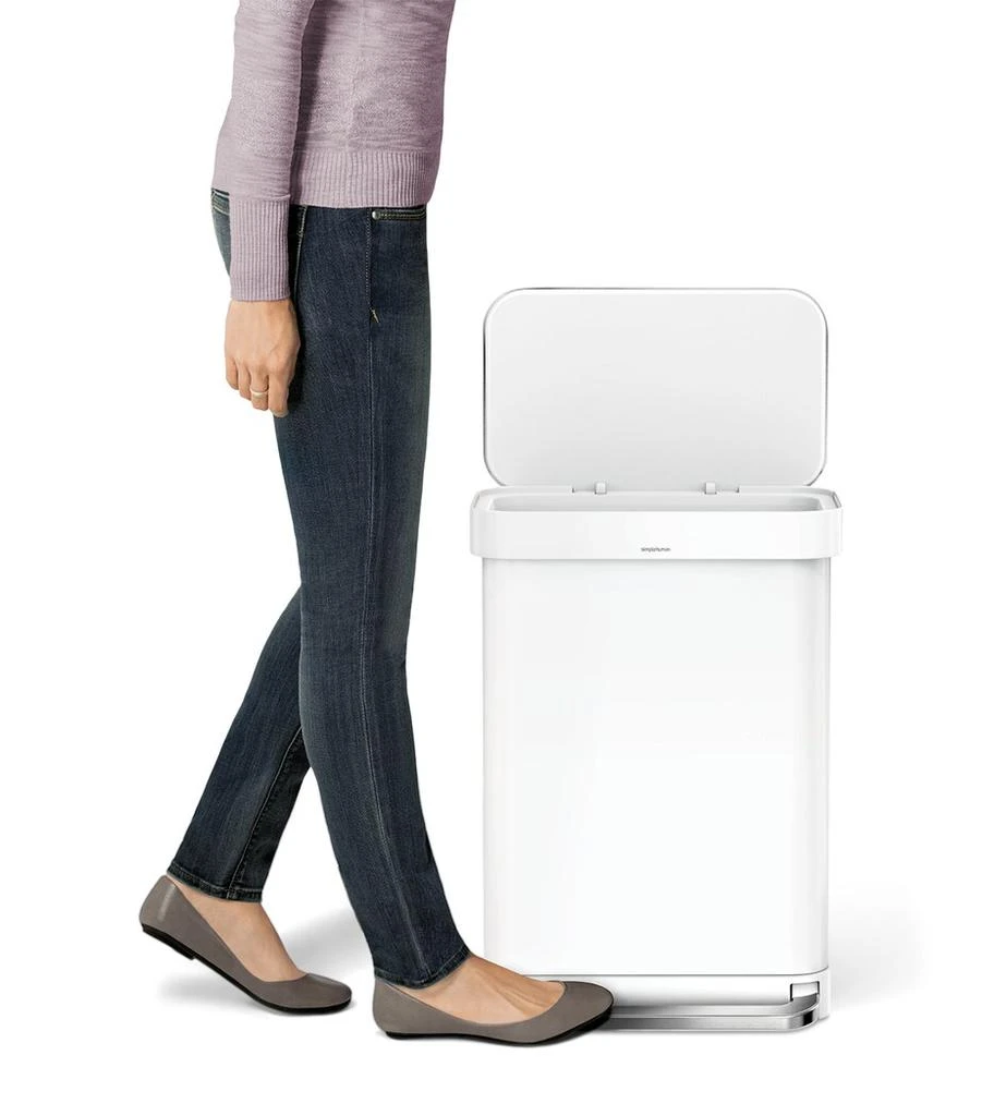 simplehuman Rectangular Pedal Bin (55L) 4