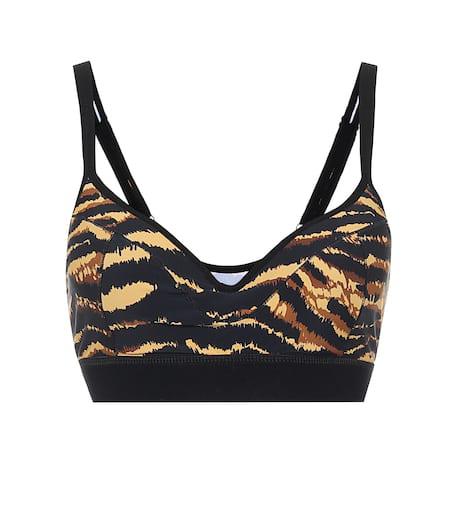 Adam Selman Sport Push-It tiger-print sports bra