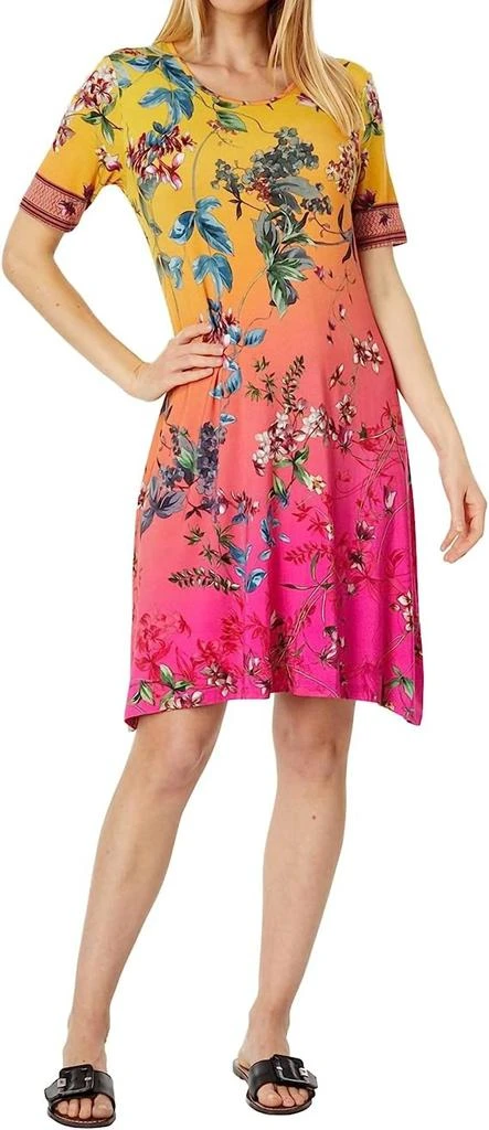 Johnny Was Emboy Swing Knit Mini Dress 1