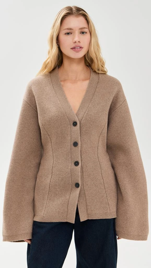 Apiece Apart Paris V Neck Button Front Cardigan 6