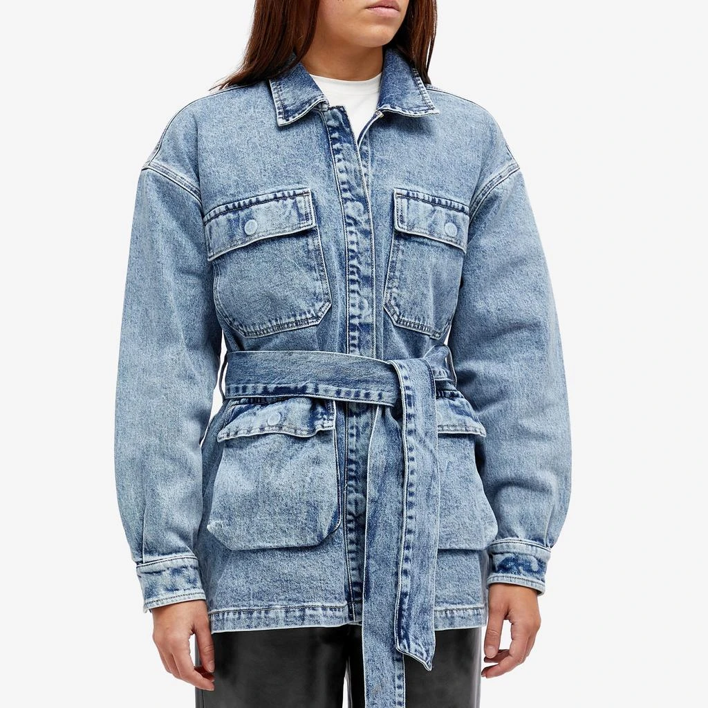 Good American Good American Uniform Denim Cargo Jacket 2