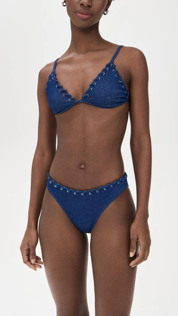 Good American Denim Full Bikini Bottoms 4