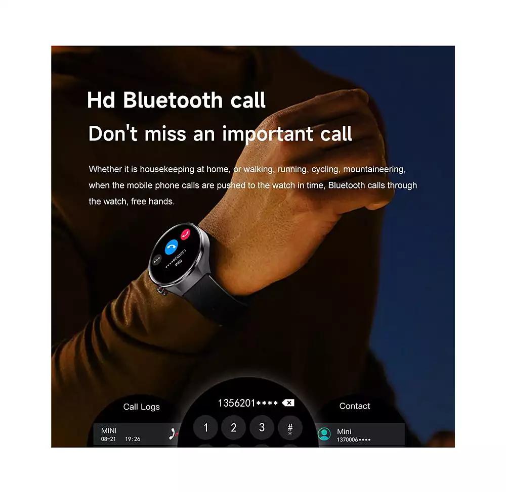 RUXING Smart 1.75'' Smart watch for Women Men With Bluetooth calling Multiple Sports Modes Intelligent Reminder Health Monitoring Voice Assistant