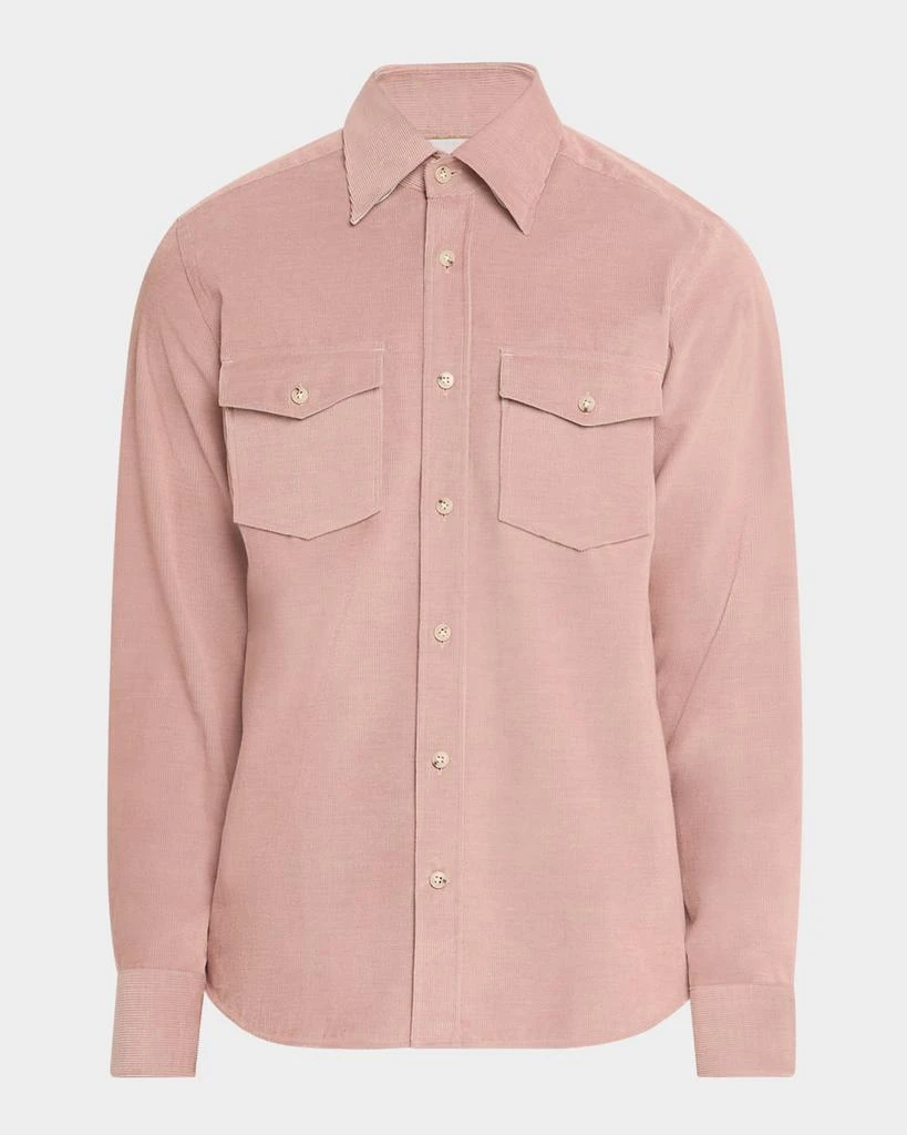 BOSS Camel Men's Colt Corduroy Overshirt 1