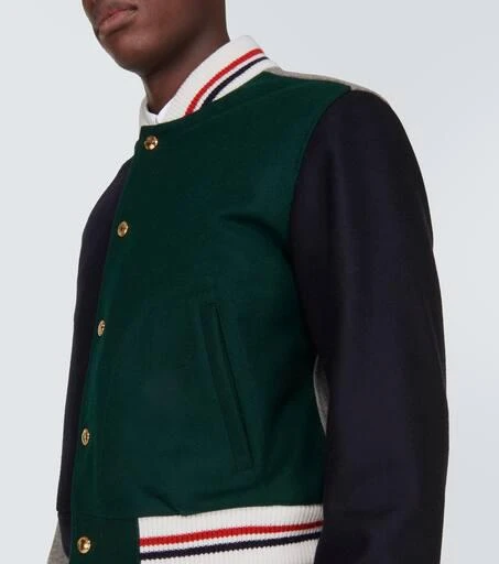 Thom Browne Virgin wool varsity jacket 5