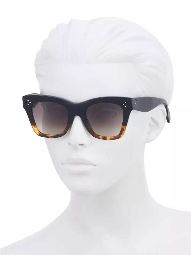 CELINE セリーヌ サングラス SQUARE CAT-EYE SUNGLASSES CELINE EYEWEAR Square-frame acetate sunglasses | NET-A-PORTER