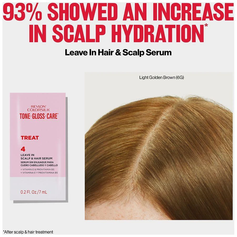 Revlon ColorSilk Tone + Gloss + Care Demi-Permanent Hair Color 8