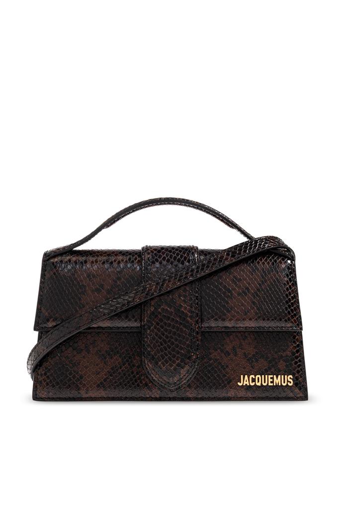 【JACQUEMUS】La Croisiere 'The large Turismo' バッグ JACQUEMUS: Tan La Croisière 'The large Turismo' Tote | SSENSE