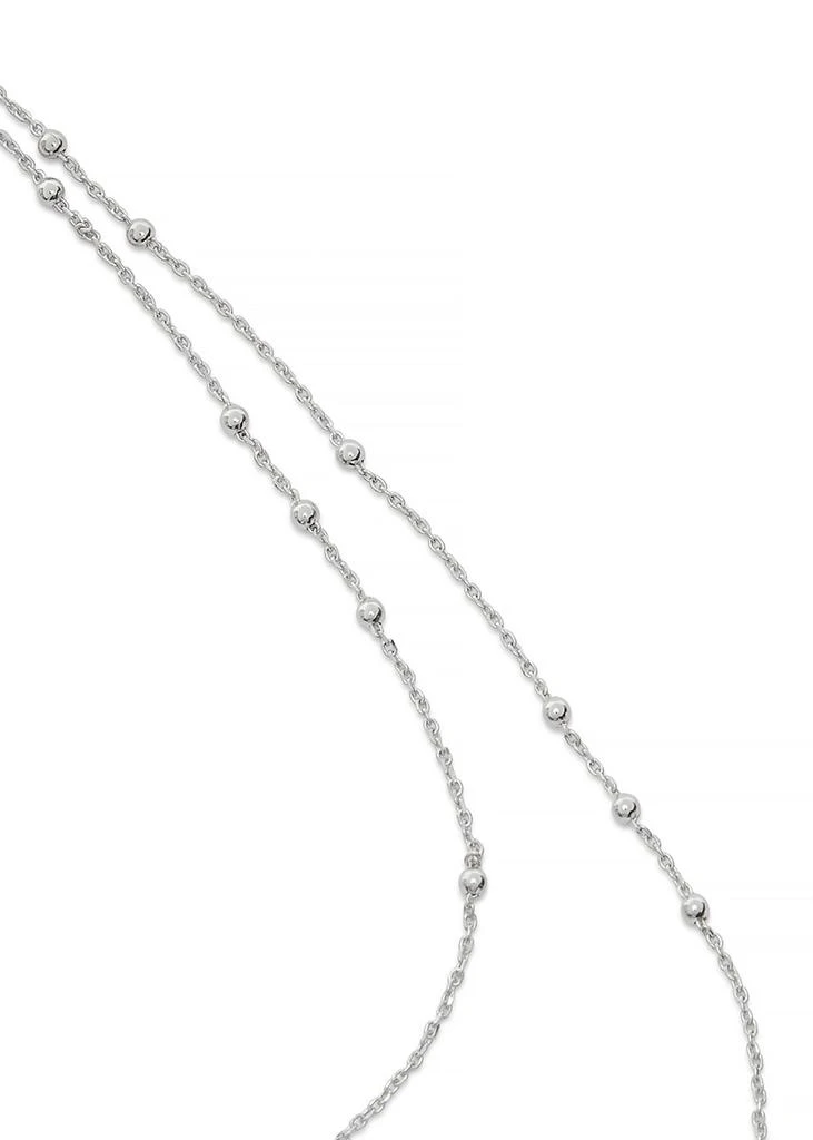 Missoma Double Chain sterling silver necklace 2