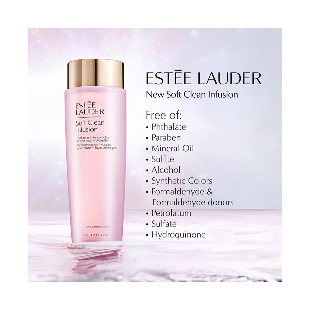Estée Lauder Soft Clean Infusion Hydrating Essence Lotion With Amino Acid & Waterlily, 13.5 oz.