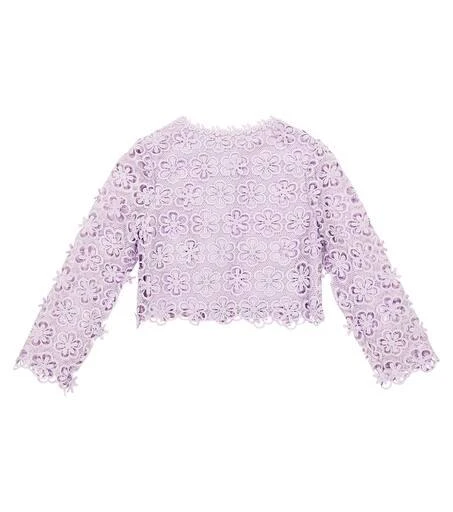 Self Portrait Embellished guipure lace cardigan 4
