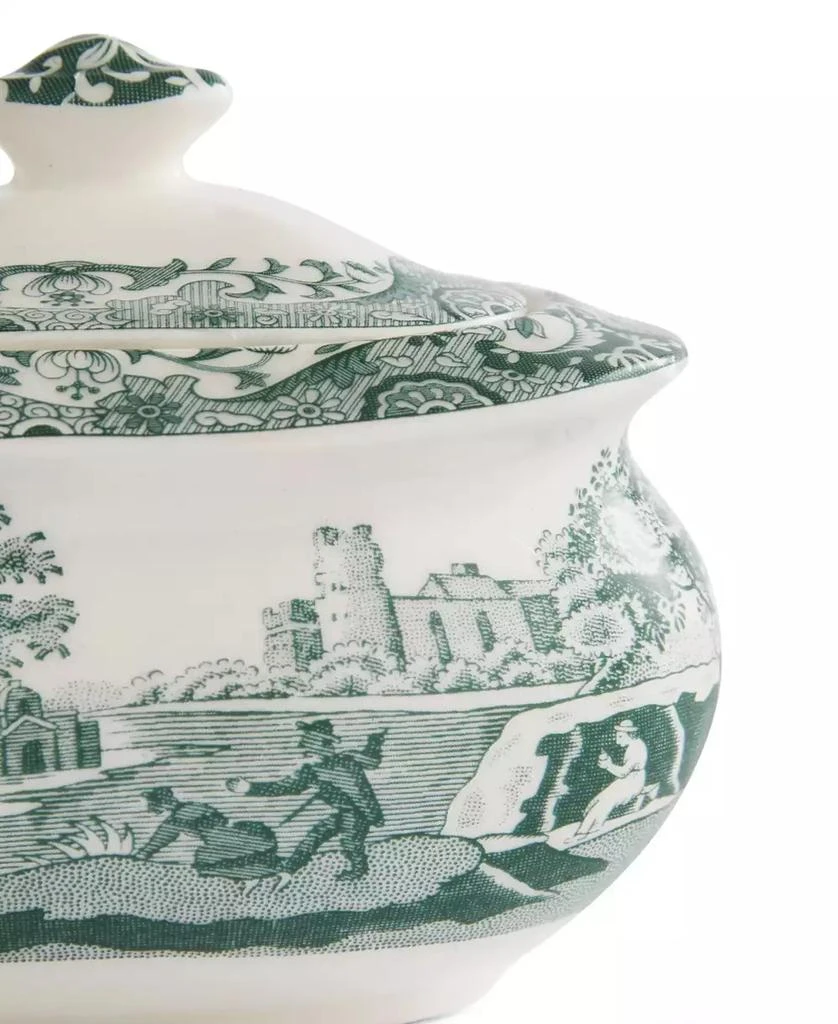 Spode Heritage Green Italian Covered Sugar Bowl 6
