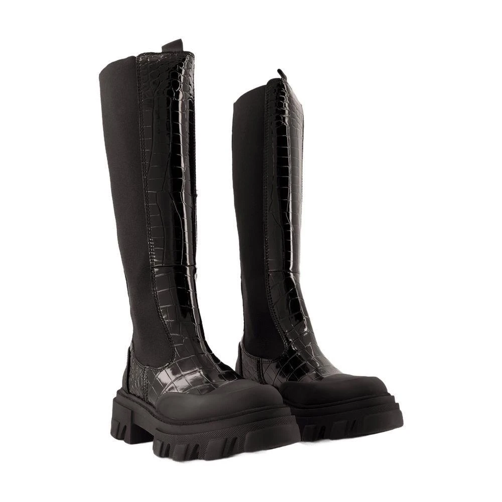 Ganni Ganni Cleated High Chelsea Boots 2