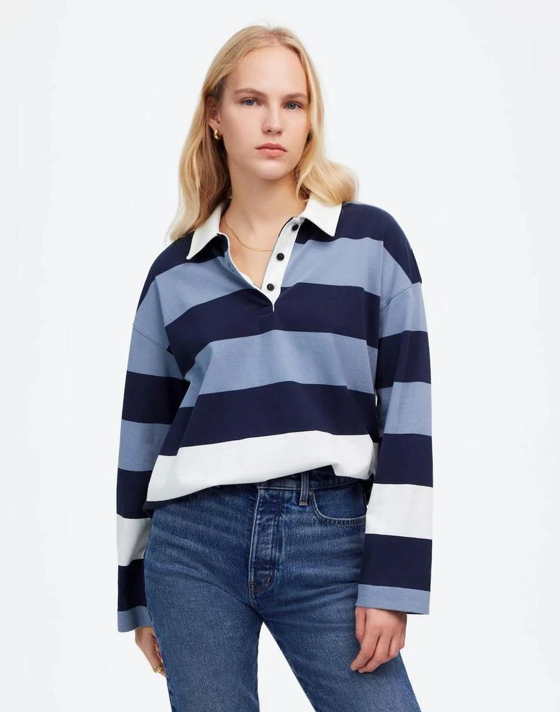 Madewell Rugby Long-Sleeve Polo Shirt 1