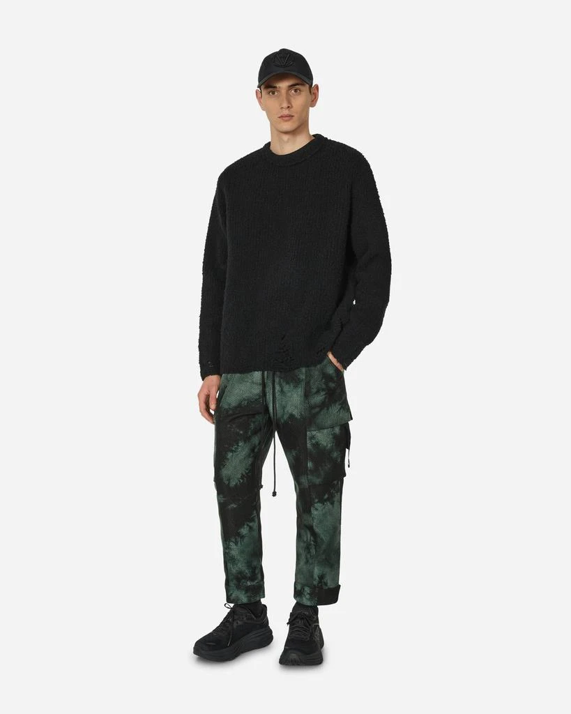 Song for the Mute Rounded Velvet Tabbed Cargo Pants Green 4