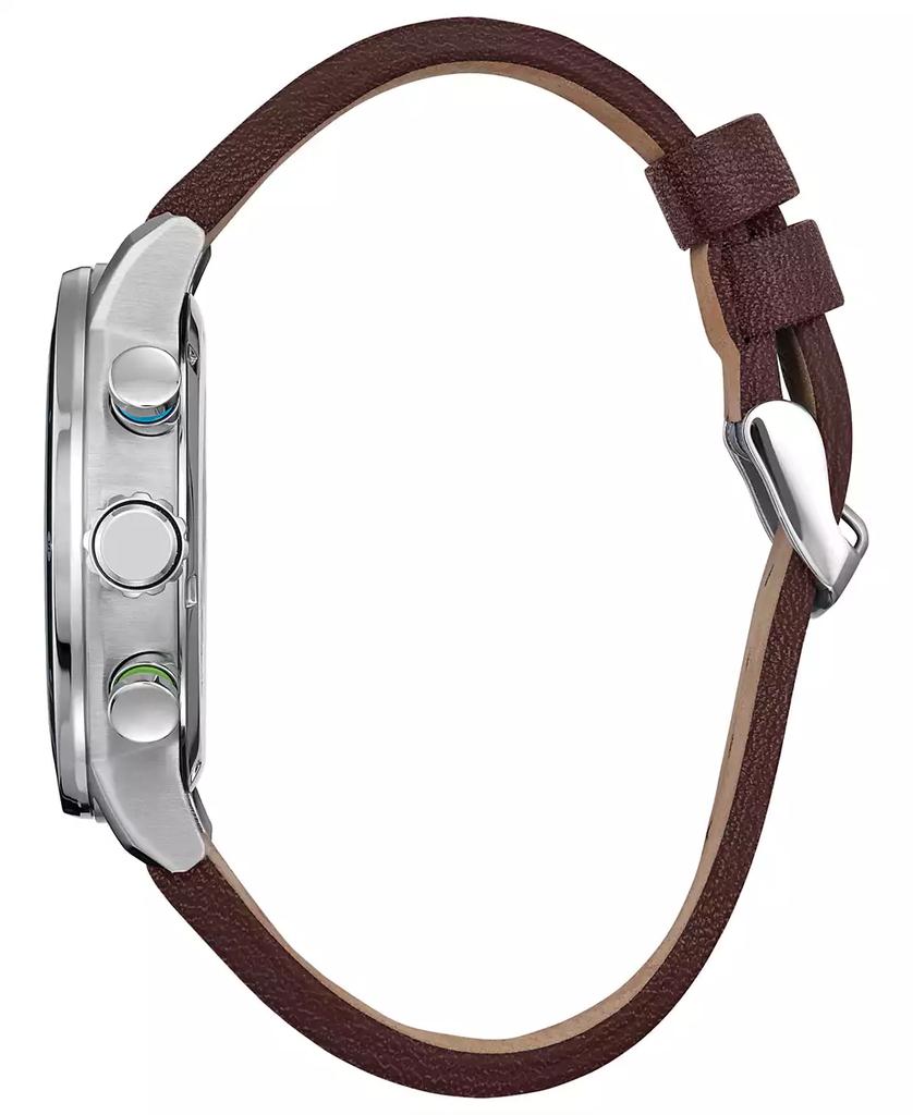 Citizen Eco-Drive Men's Chronograph Star Wars Luke Skywalker Brown Leather Strap Watch 44mm