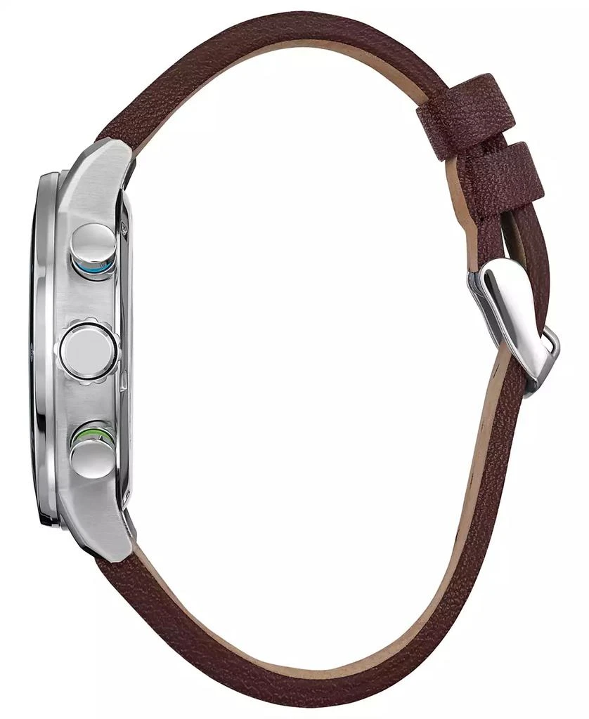 Citizen Eco-Drive Men's Chronograph Star Wars Luke Skywalker Brown Leather Strap Watch 44mm 2