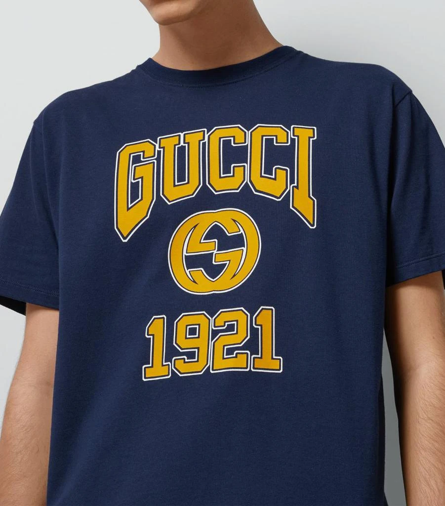 Gucci Cotton Jersey Logo 1921 T-Shirt 9