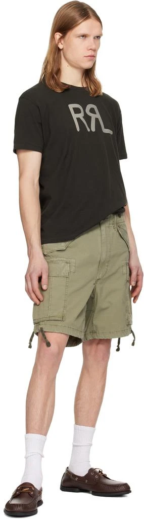 RRL Green Classic Fit Ripstop Cargo Shorts 4