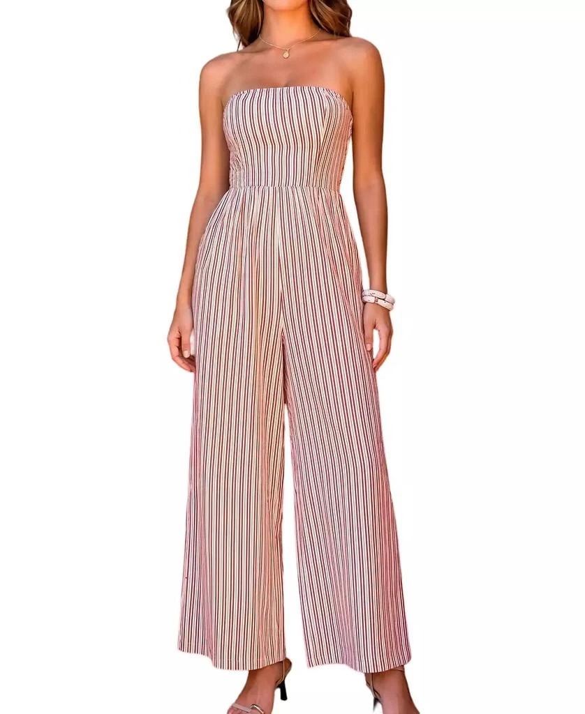 Cupshe Women's Summer in the City Striped Jumpsuit
