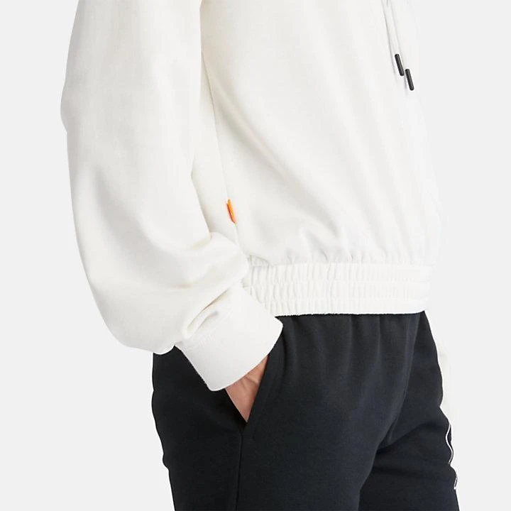 Timberland Season Logo Hoodie for Women in White 5