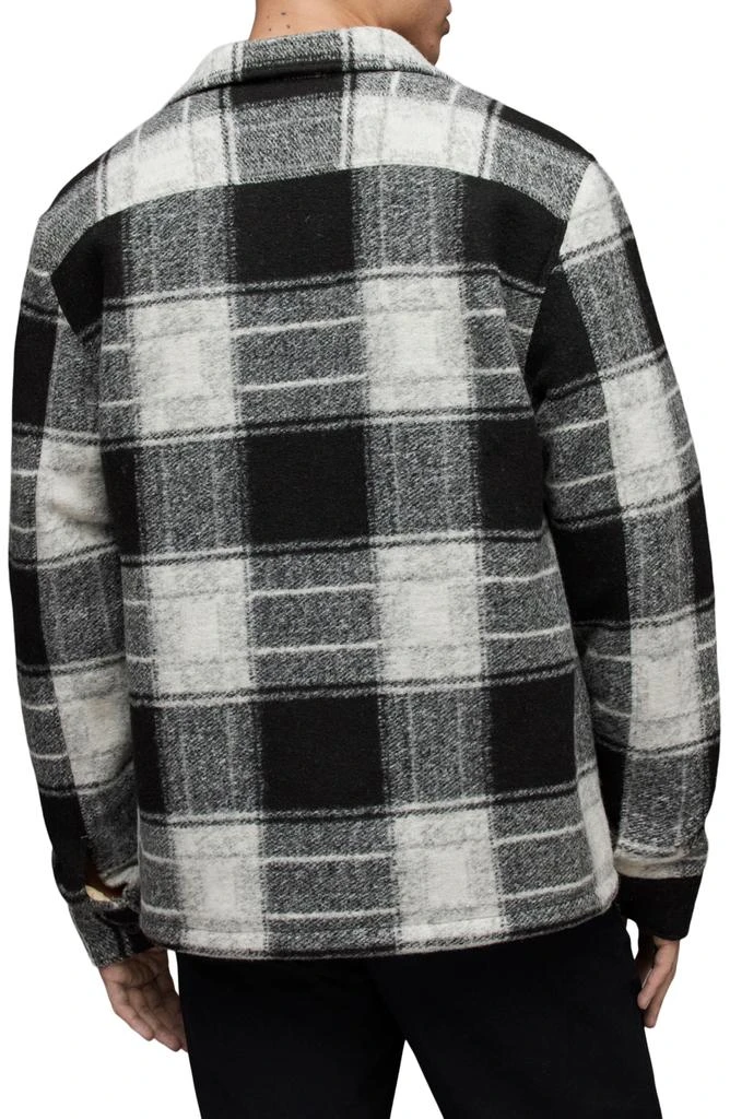 ALL SAINTS Litho Faux Shearling Shirt Jacket 2