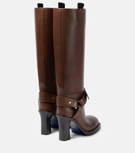 Burberry 100 leather knee-high boots 3