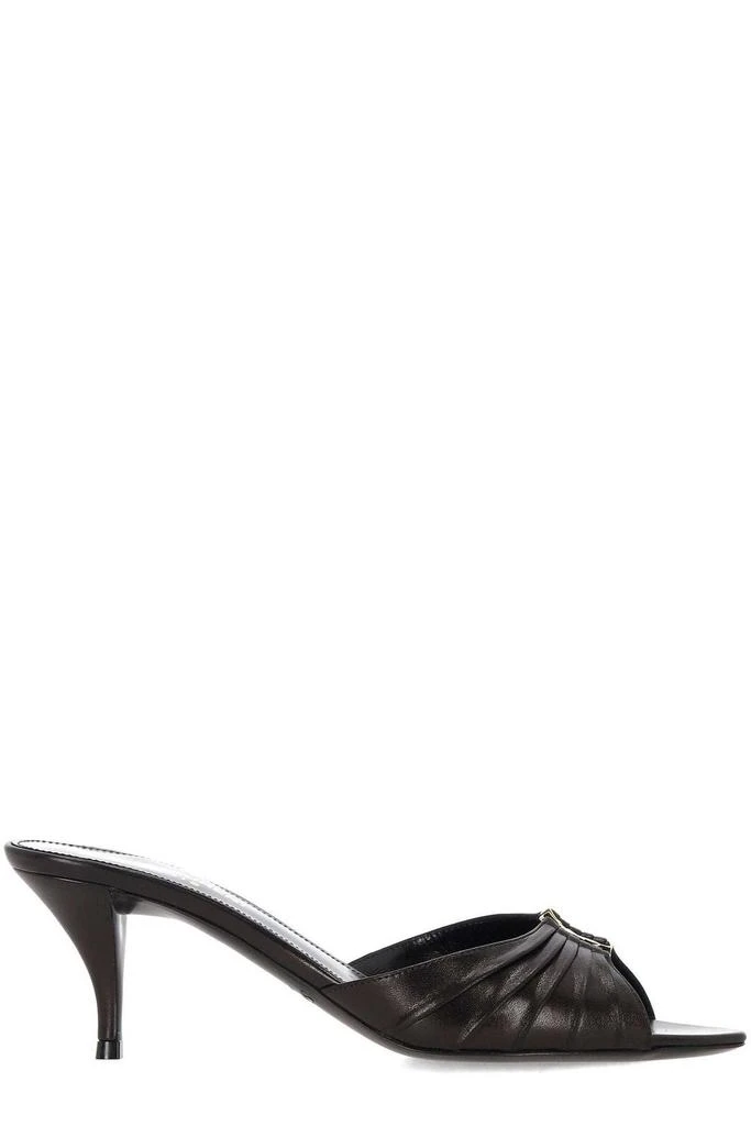 Yves Saint Laurent Saint Laurent Babylone Logo Plaque Mules 1