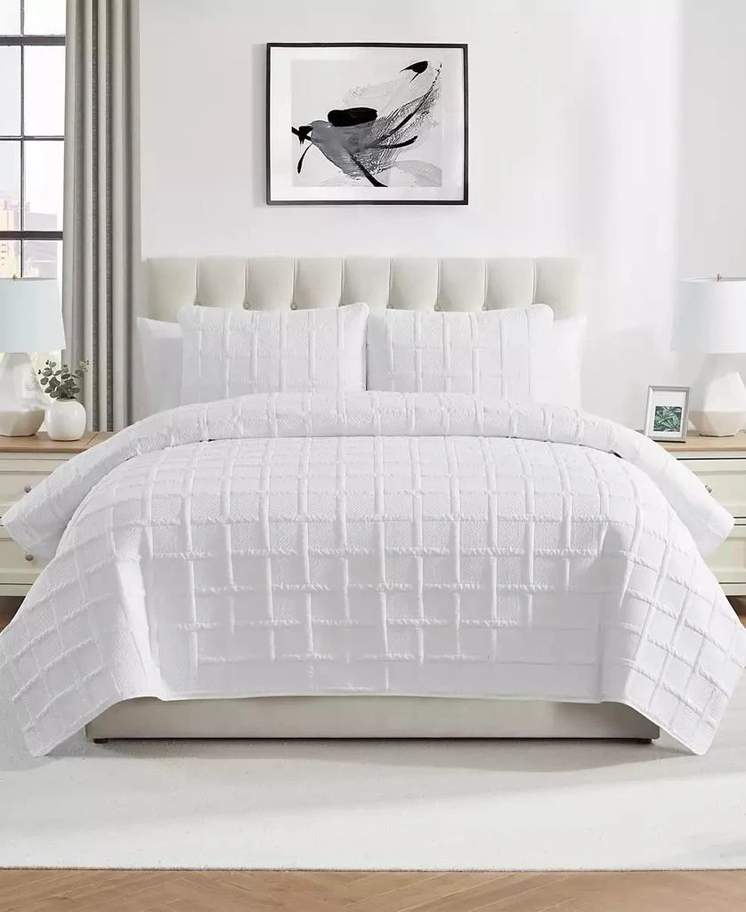 VCNY Home Solid Square 3-Piece Quilt Set 7