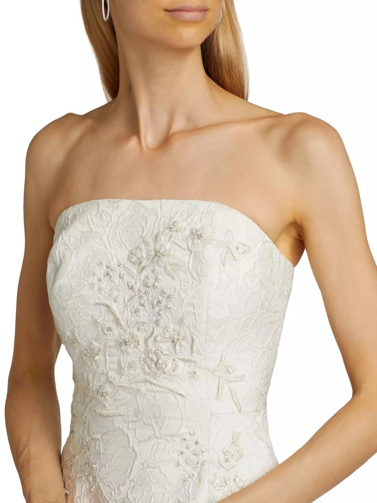 Sachin & Babi Belle Embellished Strapless Ballgown 6