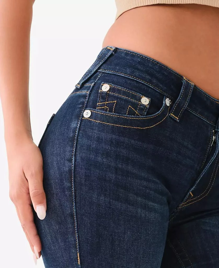 True Religion Women's Jennie Mid Rise Curvy Skinny Jeans 4