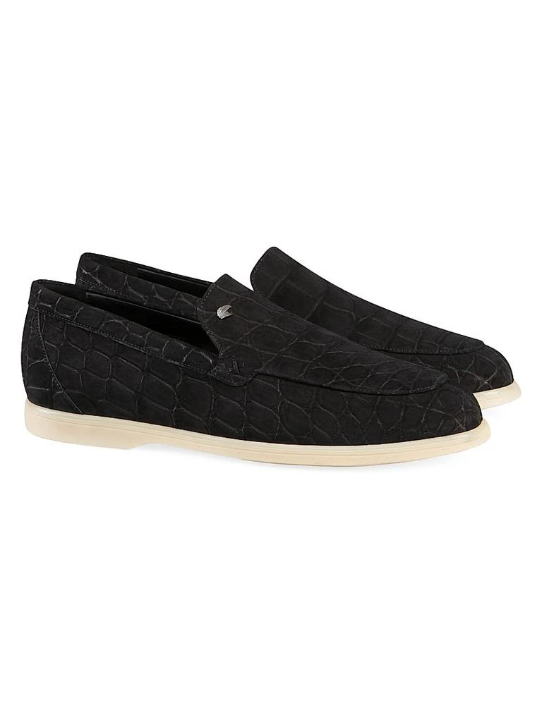 Stefano Ricci Men\'s Size 40 Black Leather Croc Eagle Suede Loafer Sneaker Shoes $_57.JPG?set_id=8800005007 main image 4