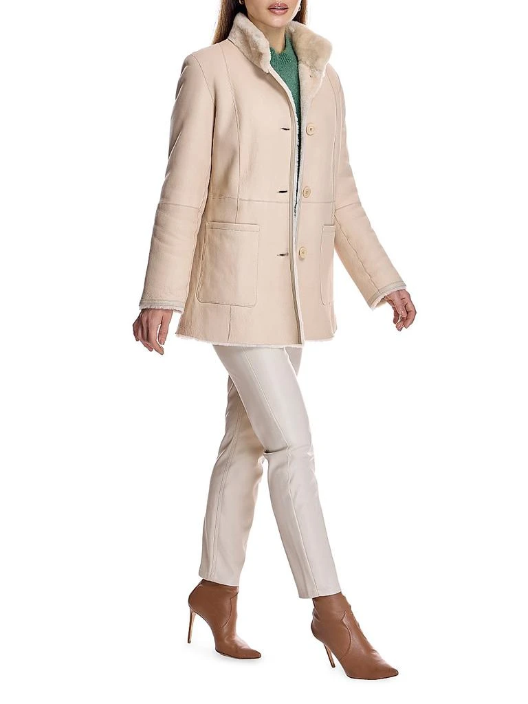 The Fur Salon Shearling-Lined Leather Jacket 2