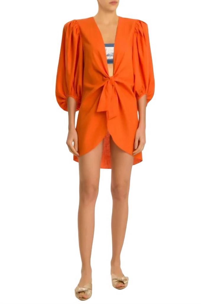 Adriana Degreas Adriana Degreas - Solid Shirt with Voluminous Sleeve