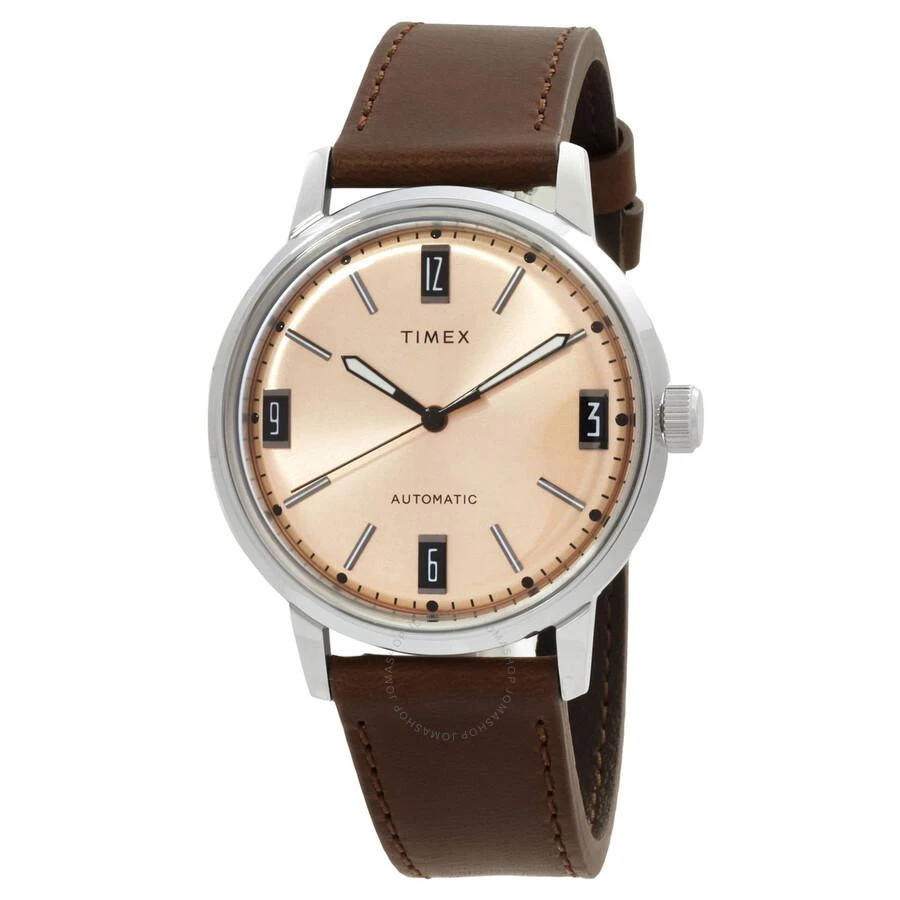 Timex Marlin Automatic Salmon Dial Men's Watch TW2W33800 1