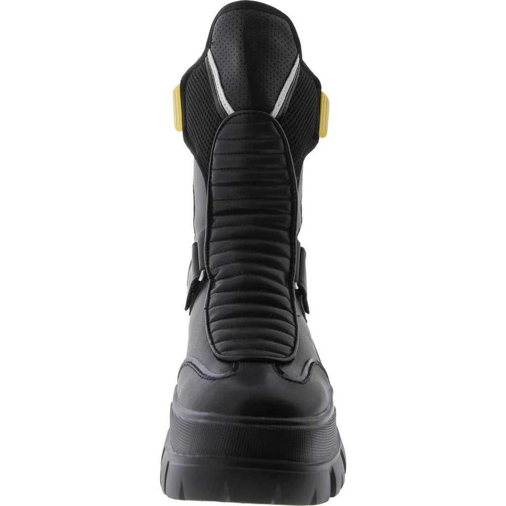 Steve Madden Volt Womens Leather Adjustable Mid-Calf Boots 2