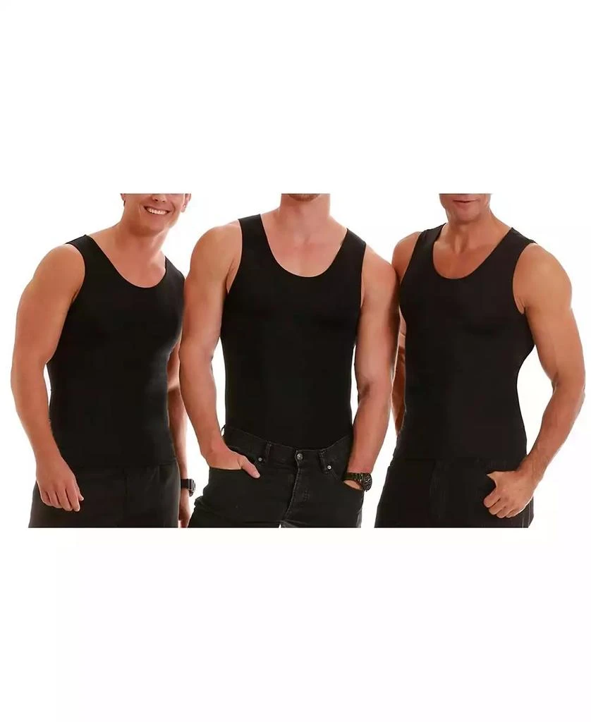 Instaslim Insta Slim Men's 3 Pack Compression Muscle Tank T-Shirts 1