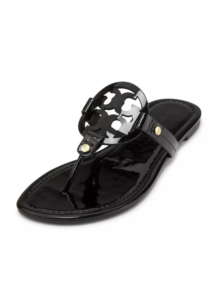 Tory Burch Miller Patent Leather Thong Sandals 2