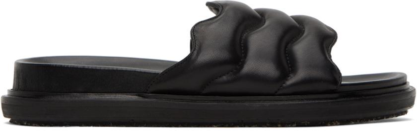 Marni Black Fussbett Slides