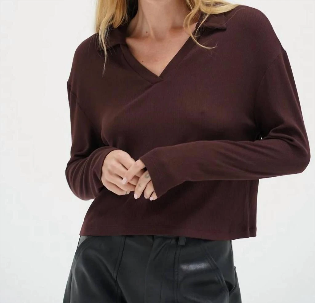 LNA Lna - Neve Ribbed Top 1