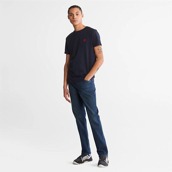 Timberland Cotton Logo T-Shirt for Men in Navy 3