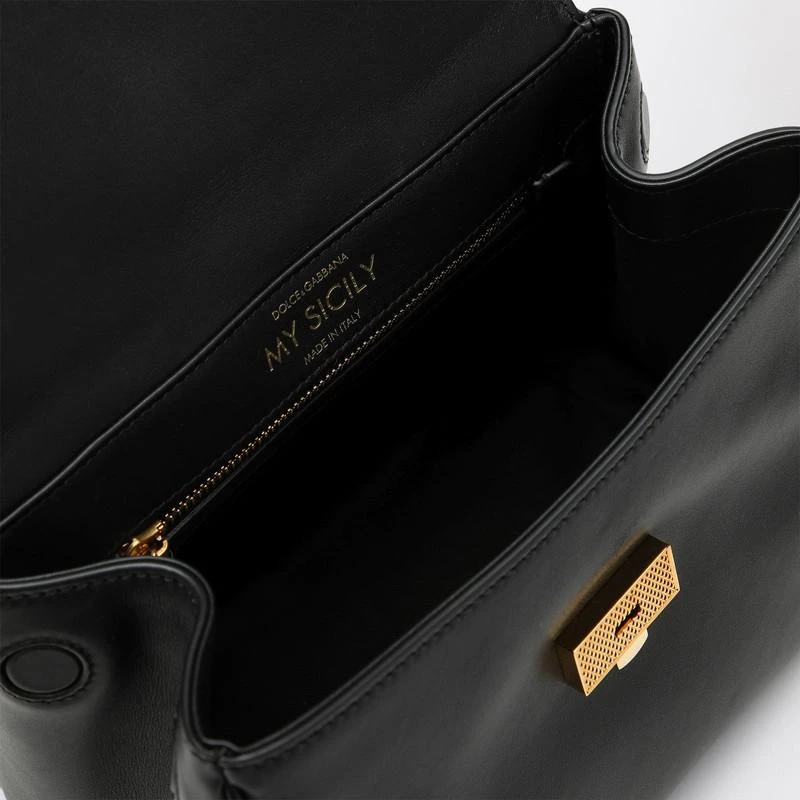 Dolce & Gabbana Shoulder bag My Sicily in black leather 5