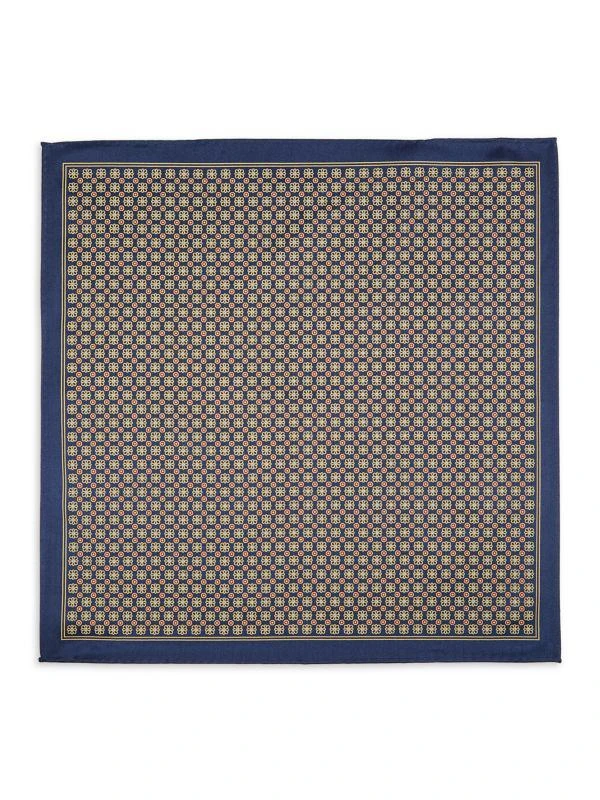 Ben Sherman Print Silk Pocket Square 2