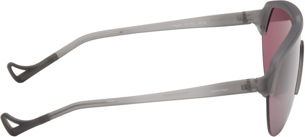 District Vision Gray Nagata Speed Blade Sunglasses