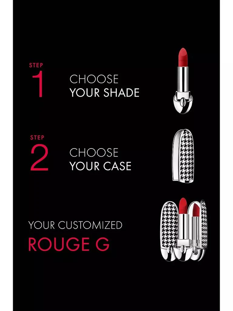 Guerlain Rouge G Fashion-Inspired Luxurious Velvet Lipstick Case 3