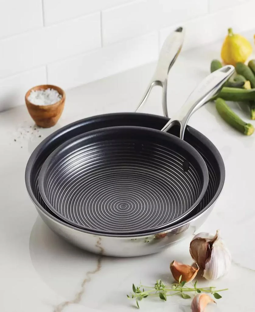 Circulon SteelShield C-Series Tri-Ply Clad Nonstick Frying Pan Set, 2-Piece, Silver 8