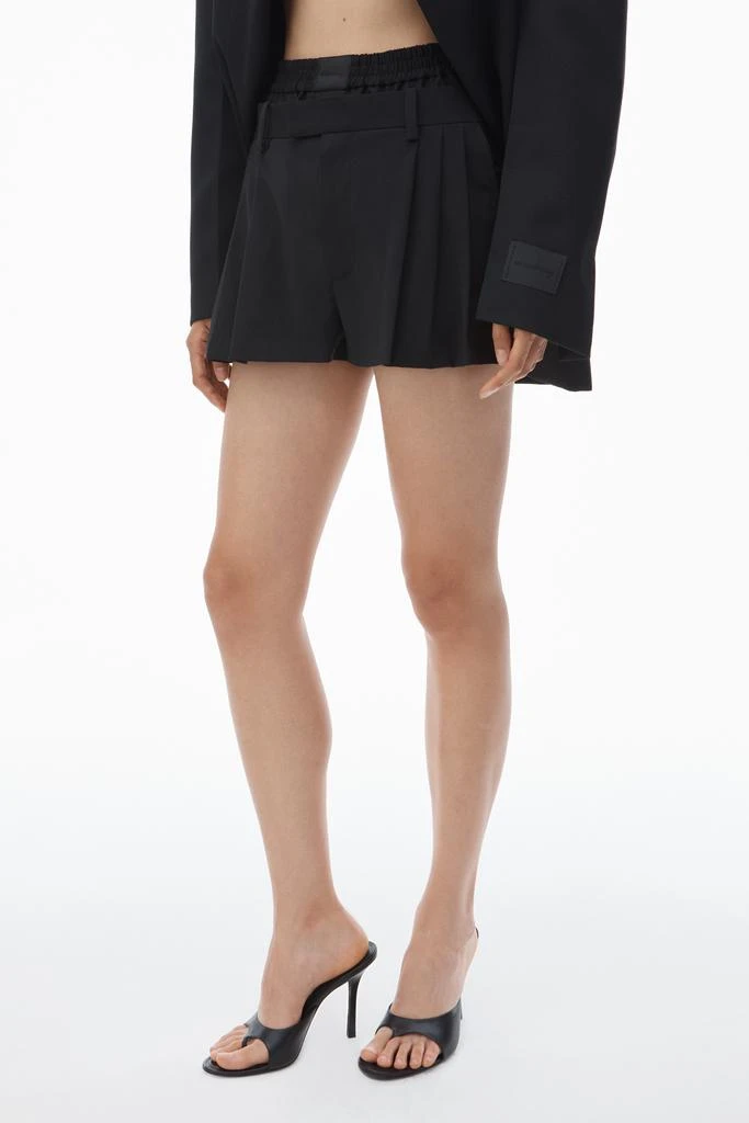 Alexander Wang Pre-Styled Pleated Short with Boxer Waistband 3