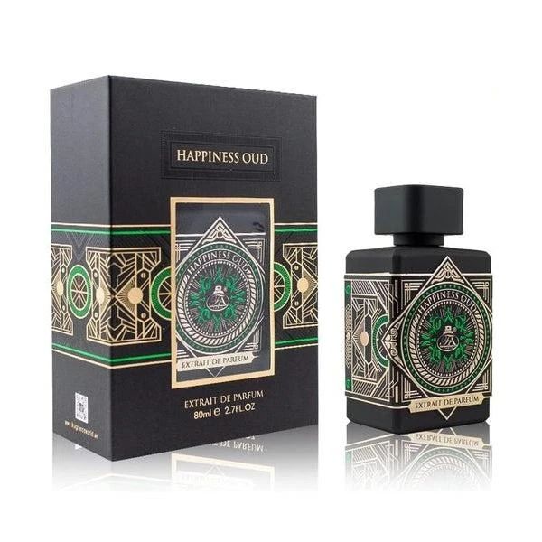 Fragrance World Happiness Oud Extrait De Parfum  Perfume for Unisex Eau de Parfum Spray 2.7 oz 1