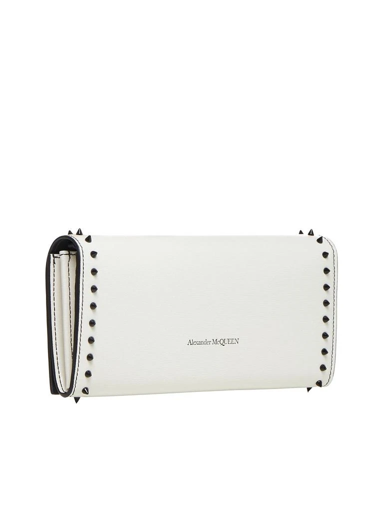 Alexander McQueen Alexander McQueen Skull Stud Embellished Chain-Linked Wallet 2