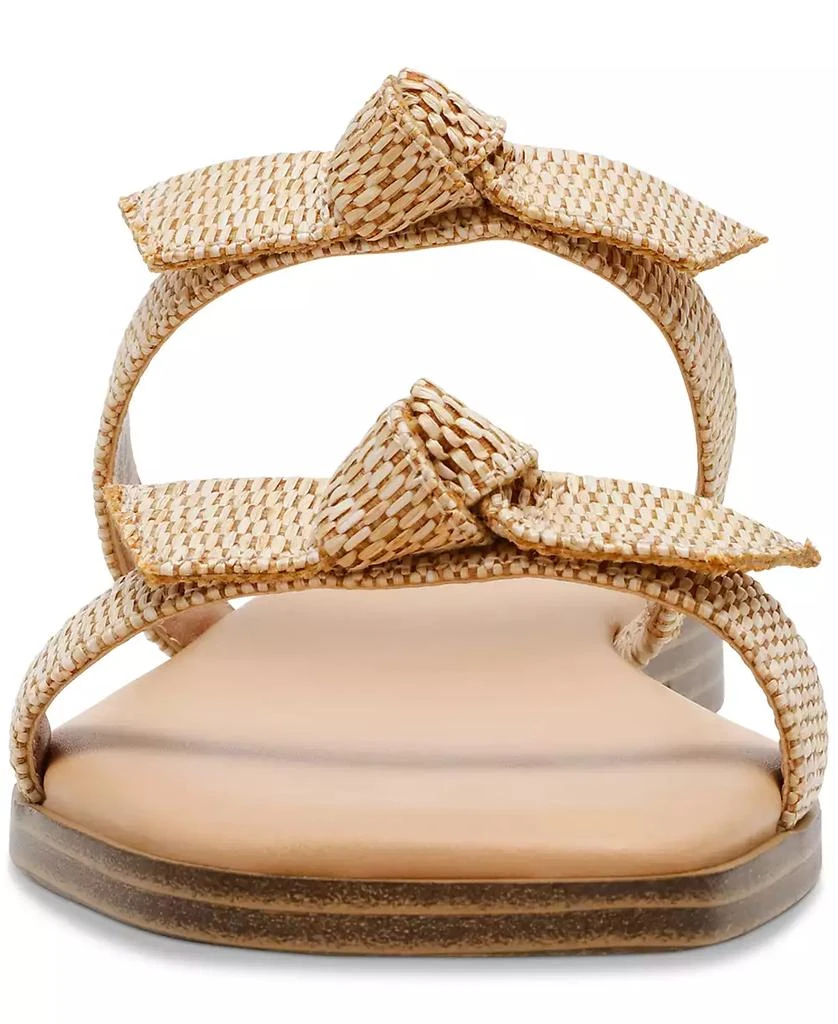 DV Dolce Vita Women's Medford Two-Band Bow Flat Sandals 7
